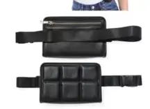 Amanda Uprichard - Quilted Front - Black Belt Bag - Brand New!