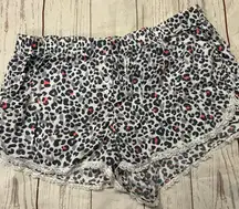 Leopard print Victoria’s Secret sleep shorts