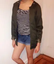 oversized parka bomber Jacket