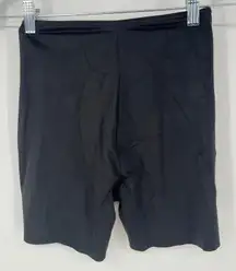 SPANX Slimplicity Black Bike Shorts Women's Size Medium