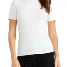 Rachel Rachel Roy Size Large Turtleneck Short Sleeve Cross Over Back Top