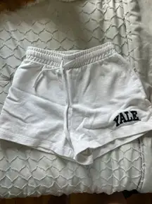 yale sweatshorts 