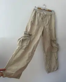 Urban Outfitters Linen Cargo Pants 