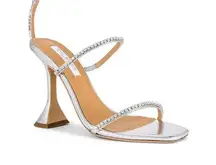 Shy Sandal in Silver Nappa Metallic