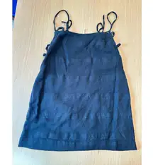 Free People Lace Spaghetti Strap Dress Boho Romantic Flowy S 2175