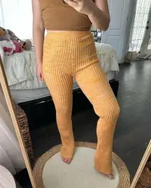 L Space Women’s Small Sammy Ribbed High Rise Flare Pants