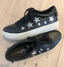 J/Slides Silver Star Sneakers 