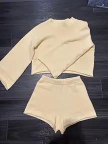 Pastel yellow Princess Polly sweater set