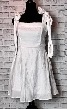 Mi-ami White Tiered Ruffled Mini Dress from Francesca’s size‎ M