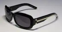 Vintage YSL 6186/S 807Y1 RARE Black Sunglasses 56 18 125