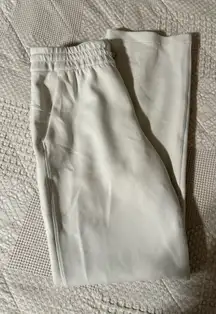 lululemon cream wide leg pants size 6 
