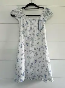 Goodnight Macaroon Women’s Small Floral Mini Dress New NWT