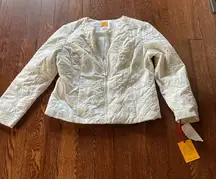 Ruby Rd. Paisley Print Jacket SIZE 16