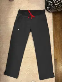 FIGS Cade Cargo Scrub Pants charcoal grey