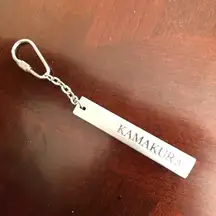 Japanese Kamakura Silver Tone  Keychain