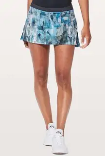 Lululemon Play Off The Pleats Skirt 8 Women’s Sun Dazed Multi Blue W8874R