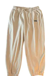 Adidas R.Y.V. Reveal Your Voice Joggers Embroidered Logo‎ Ivory Women's  XL