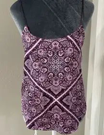 Victoria’s Secret Satin Cami Racerback Purple Lounge Tank Top Fairy Festival XS