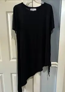 Women’s Size XL  Black Asymetrical Dress