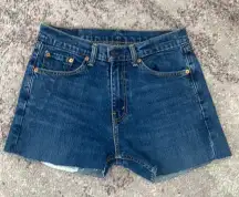 Levi's Staruss Co 505 Denim Jean Cut Off Shorts Sz 29
