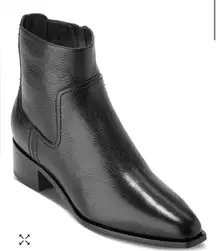 Cole Haan Women's Black Leather Booties Boots NAIA NEW Leather Size 5B Cushioned