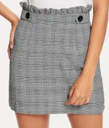 Jolt NWOT Black and White Plaid Mini Skirt with Pockets
