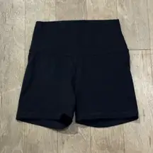 CRZ Yoga Black Biker Shorts 4" Inseam Size Small