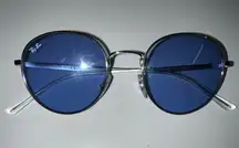  Ray Ban Blue Round Sunglasses 