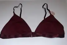 COPY - Size large wine red purple bralette