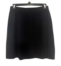 St. John Basics FLAWED Short Skirt Navy Blue Pencil Size 8