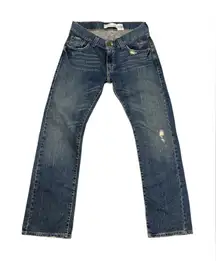 Levi’s 504 Slouch Straight Low-Rise Jeans (Size 11M)