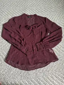 Wine Blouse