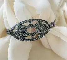 Saks Fifth Avenue Faux Marcasite Hinge Cuff