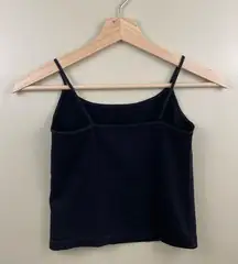 Tilly’s Black Spandex High Neckline Spaghetti Strap Tank Top