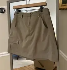 Tail Skirt Women 4 Brown Skort Mini A-Line Golf Tennis‎ Slit Outdoor Performance