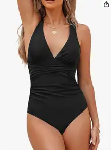 Cupshe Women's One Piece Swimsuit Wide Strap Wrapped Self Tie