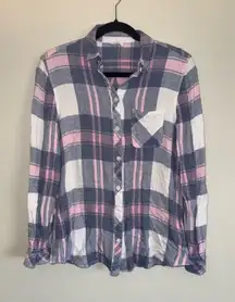 BEACHLUNCHLOUGE women’s shirt long sleeve sz L ✨