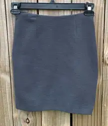 Vintage Emporio Armani Gray Wool Mini Skirt size 40/ 4 / Small