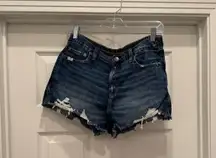 Aerie Jean Shorts Elastic Waist