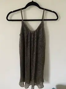metallic dress 