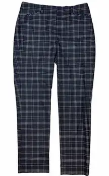 NWOT White House Black Market Classic The Slim Ankle Black Checkered Dress Pants