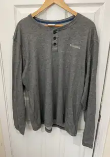 Xl Grey Columbia LS Tee