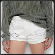 Frame Denim le Grand garçon short‎ white 24