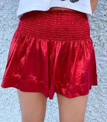 TCEC red shimmer skirt