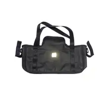 Petunia Pickle Bottom Wander Stroller Caddy Bag Purse Black Nylon Baby Purse