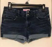 Candies Jean short shorts women’s size 7 cuff bottom hem‎ like buttons