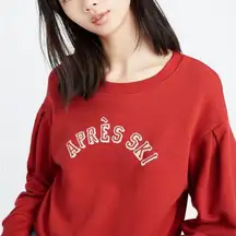 Madewell Apres Ski Crewneck Sweatshirt