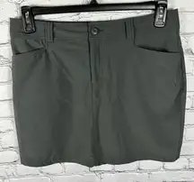 Eddie Bauer  Adventurer 2.0 Skort SPF 50 Moisture Wicking Dark Smoke Gray 8