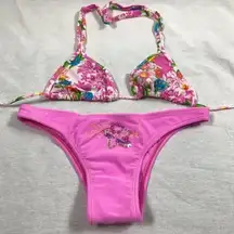 Recco brazilian bright floral print bikini