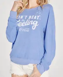 Wildfox Baggy‎ Beach Jumper “Can’t Beat The Feeling” Coca Cola nwt